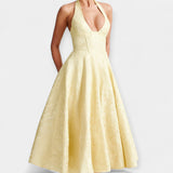 Joana | Midi dress, with cut-out back and corset