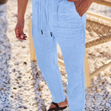 Nichols | Pantaloni largi de in cu șnur Nichols