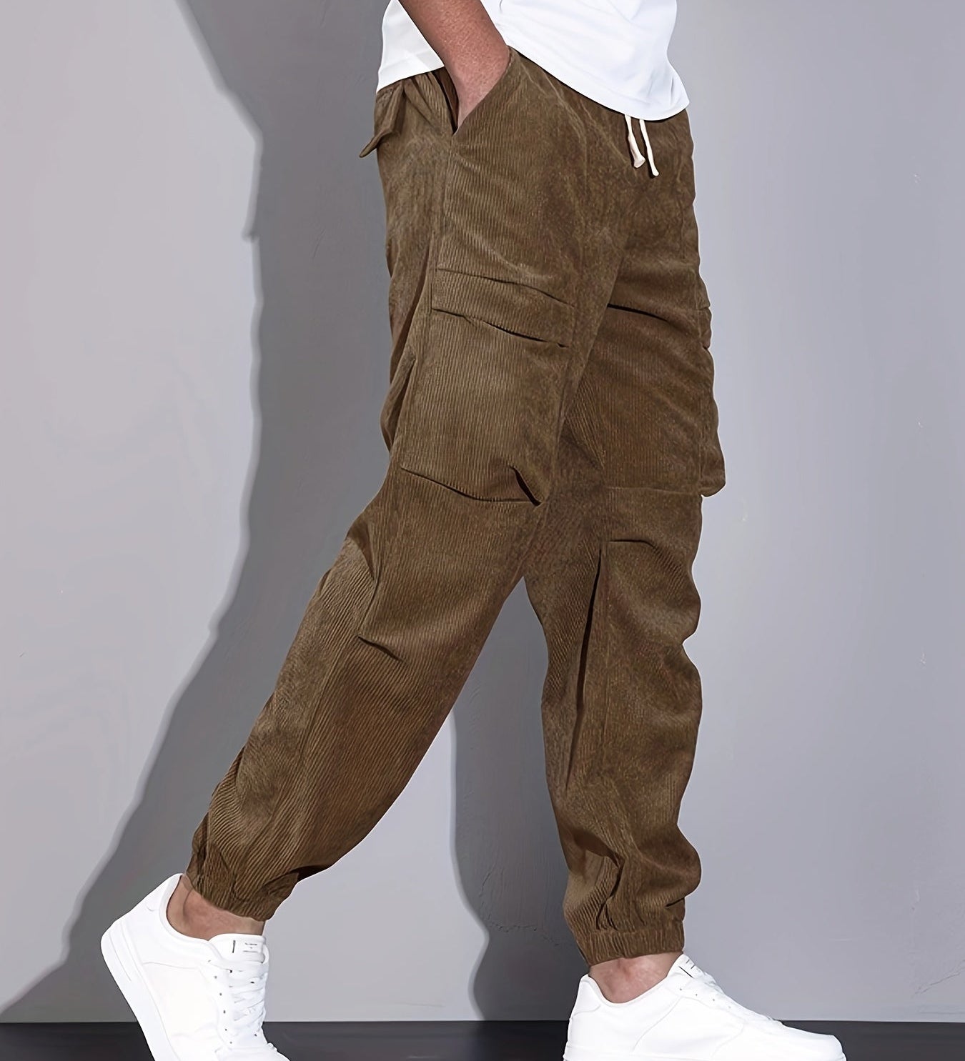 Rolf | Pantaloni cargo din corduroy Rolf