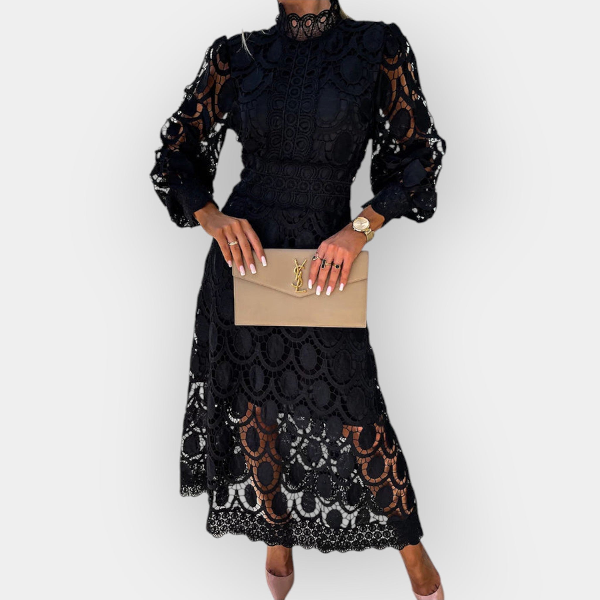 Ulvi | Rochie romantică din dantelă