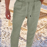 Nichols | Pantaloni largi de in cu șnur Nichols