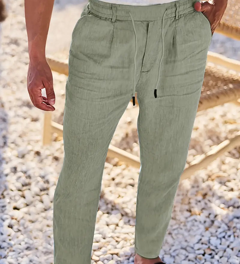 Nichols | Pantaloni largi de in cu șnur Nichols