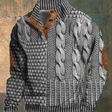 Bror | Pulover retro cu model Bror