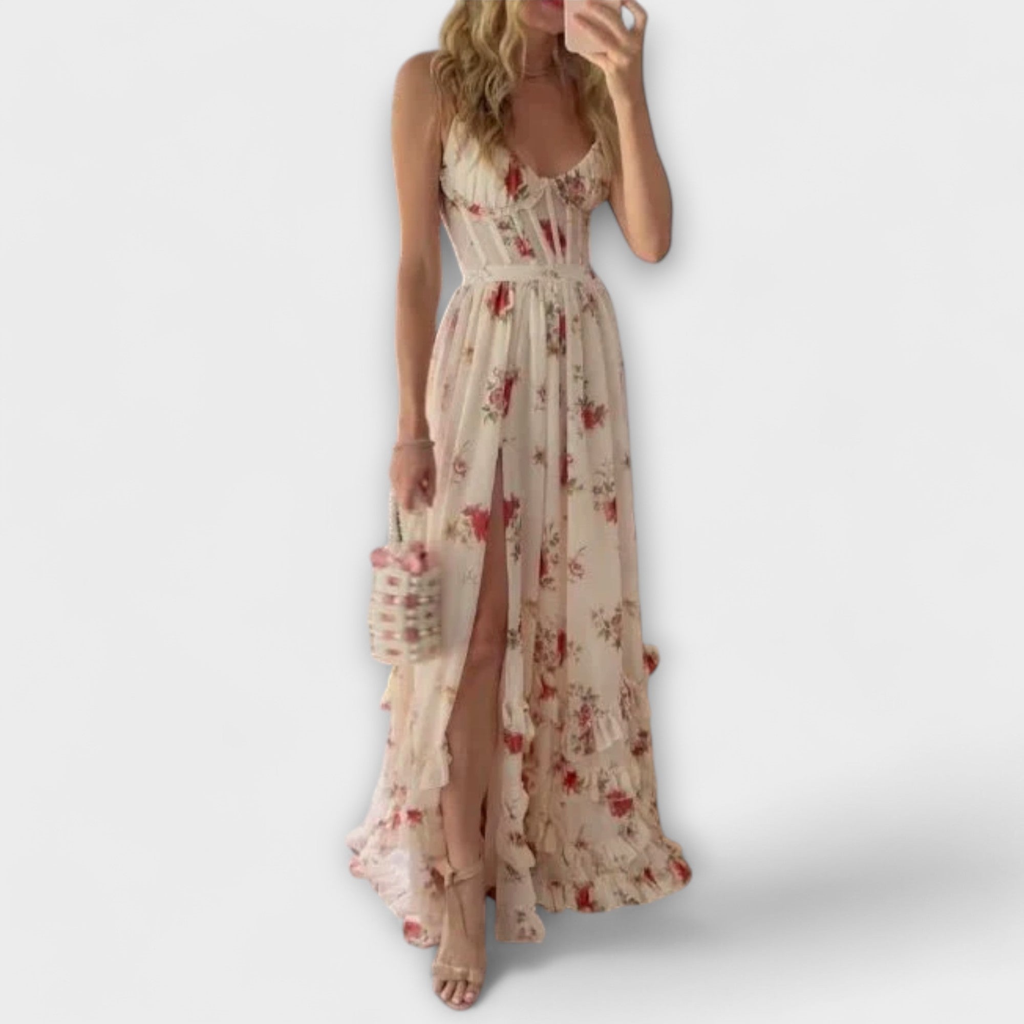 Joana | Rochie cu print floral