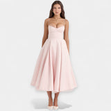 Amaya | Midi dress, with tulle, romantic and with pockets