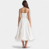 Amaya | Midi dress, with tulle, romantic and with pockets
