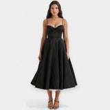 Amaya | Midi dress, with tulle, romantic and with pockets