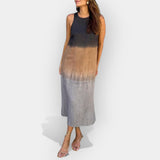Monika | Lightweight dress with ombré print