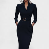 Inês | Rochie elegantă, cu cordon