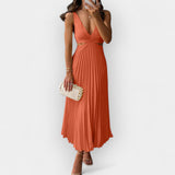 Mila | Rochie midi din satin, cu strălucire modernă