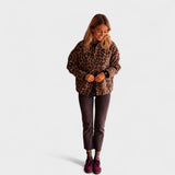 Roosa | Jachetă modernă cu model leopard Roosa