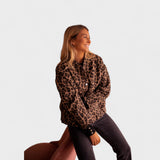 Roosa | Jachetă modernă cu model leopard Roosa