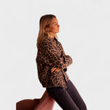Roosa | Jachetă modernă cu model leopard Roosa