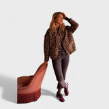 Roosa | Jachetă modernă cu model leopard Roosa