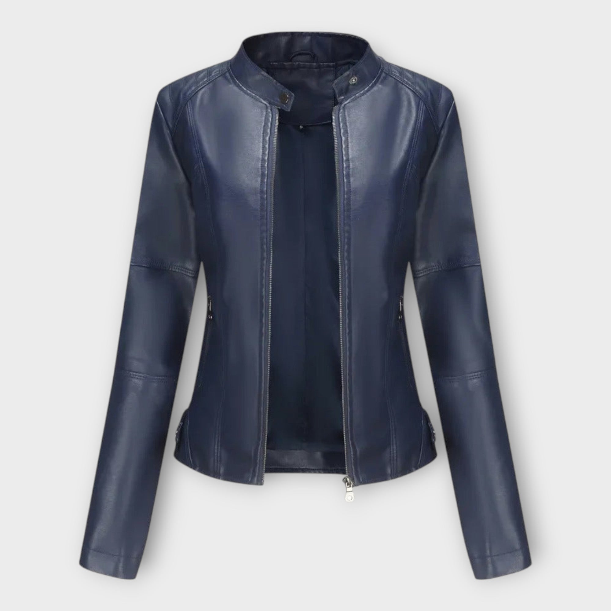 Külli | Jachetă din piele elegantă cu linie modernă și stil atemporal Külli