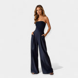 Miriam | Strapless corset jumpsuit, elegant and dynamic