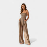 Miriam | Strapless corset jumpsuit, elegant and dynamic