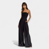 Miriam | Strapless corset jumpsuit, elegant and dynamic