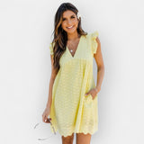 Valentina | Summer dress with integrated shorts and pockets