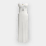 Matilde | Elegant and airy strapless maxi dress