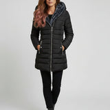 Elvira | Palton oversized, cu glugă
