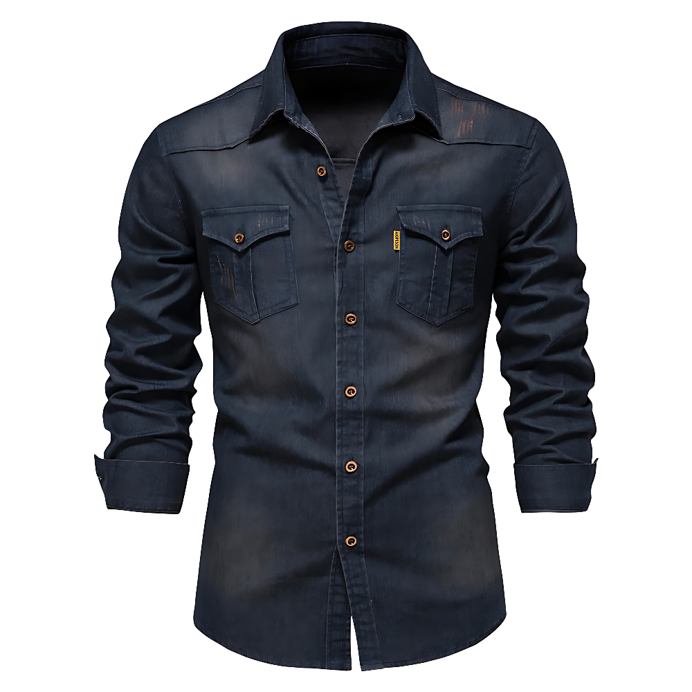 Rasmus | Cămașă denim slim Rasmus