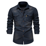 Rasmus | Cămașă denim slim Rasmus