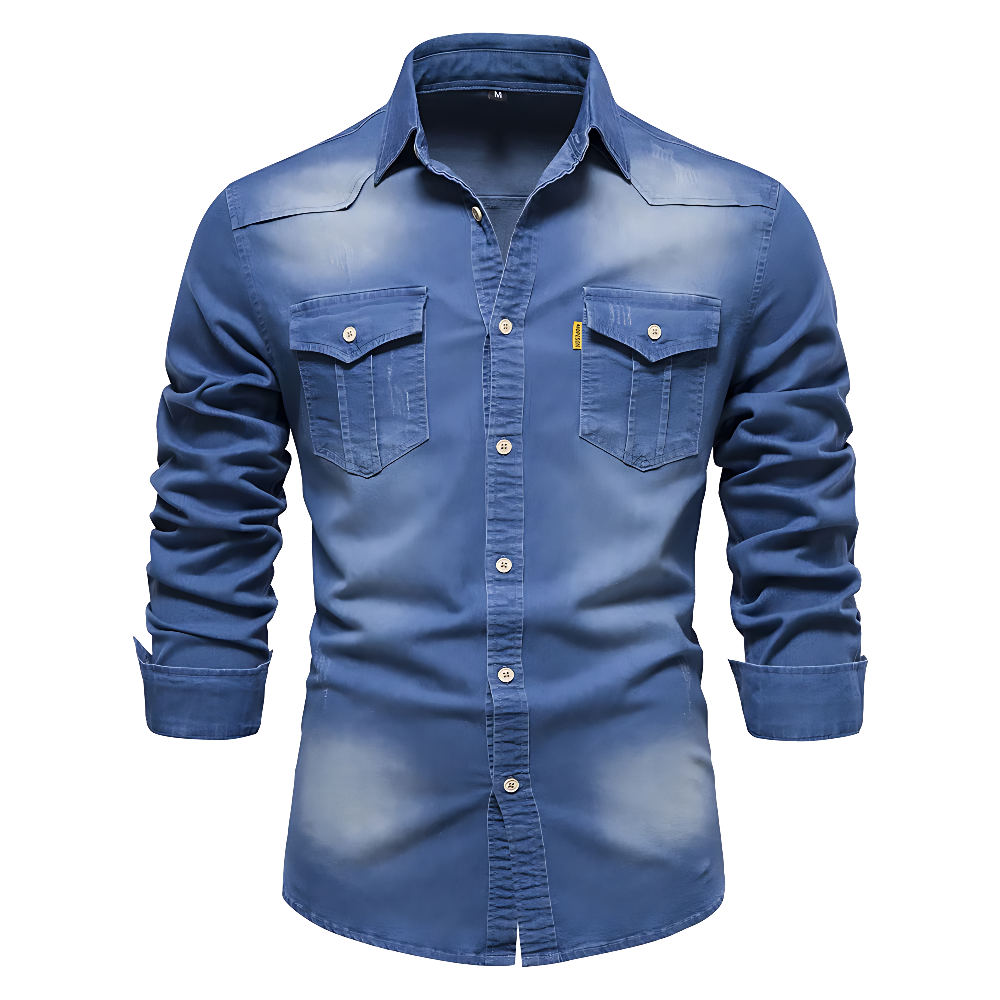 Rasmus | Cămașă denim slim Rasmus