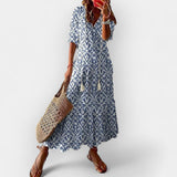 Aire | Boho maxi dress, with a fluid silhouette and summer spirit