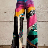 Talia - Laia Püksid Boho Chic | Pantaloni largi Boho Chic Talia