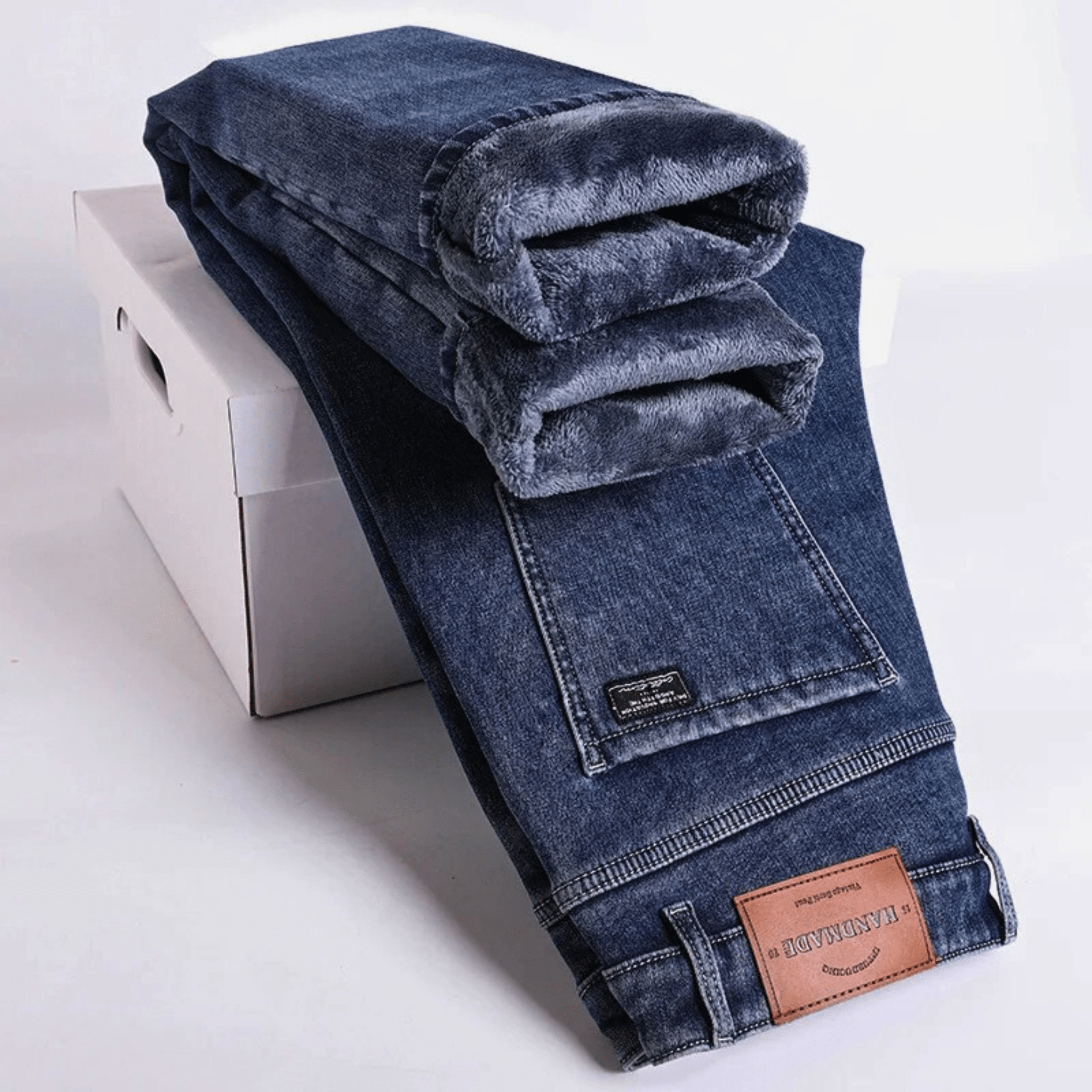 Urho | Pantaloni denim căldurați Urho
