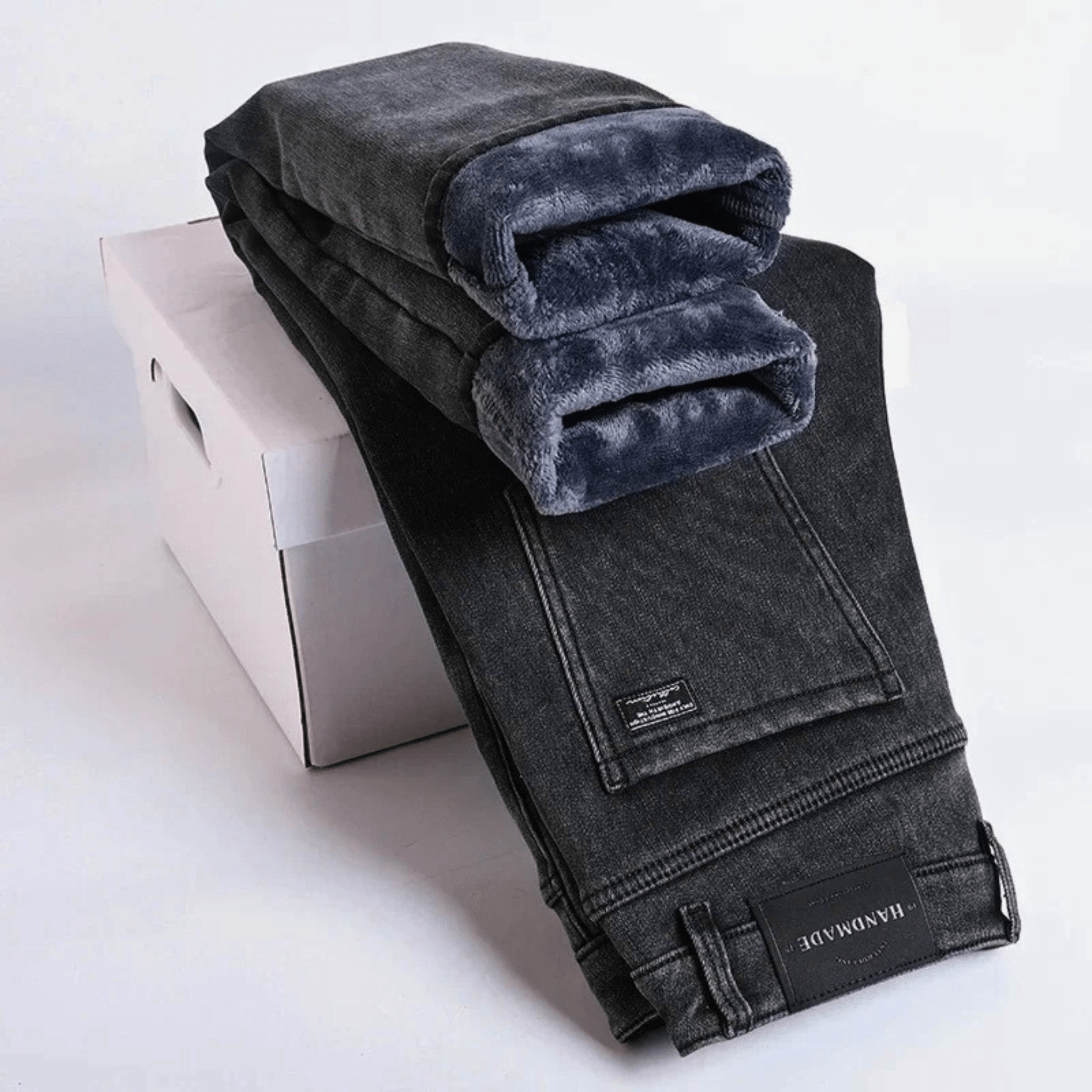 Urho | Pantaloni denim căldurați Urho